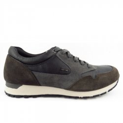 Neu Eingetroffen Geox Herren U Emildon B Sneaker In Black/Dk. Grey