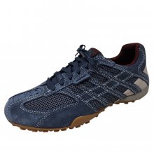 Neu Eingetroffen Geox Herren Snake Sportlicher Schnürer In Avio Taupe