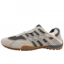 Neu Eingetroffen Geox Herren Snake Original Sportlicher Schnürer In Lt Sand/Dk Grey C5V9F