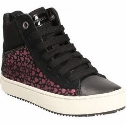 Neu Eingetroffen Geox J Kalispera G black Sneaker high in schwarz/lila