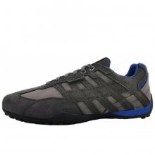 Neu Eingetroffen Geox Herren Uomo Snake Schnürer In C1115 Graphite