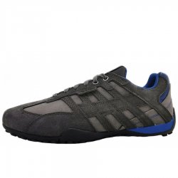 Neu Eingetroffen Geox Herren Uomo Snake Schnürer In C1115 Graphite