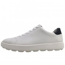 Neu Eingetroffen Geox Herren U Spherica Ecub Sportlicher Schnürer In White/Navy C0899