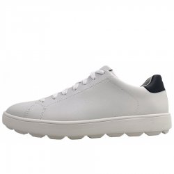 Neu Eingetroffen Geox Herren U Spherica Ecub Sportlicher Schnürer In White/Navy C0899