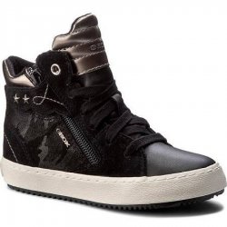 Neu Eingetroffen Geox J Kalispera G. D Stiefelette in schwarz/bronze