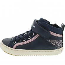 Neu Eingetroffen Geox Kalispera Girl 59 Sneaker high in navy/dk silver