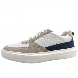 Neu Eingetroffen Geox Herren Deiven Schnürer In Sand/White C0122