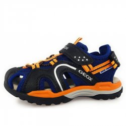 Neu Eingetroffen Geox 014ME Sandale in C0820 navy/orange