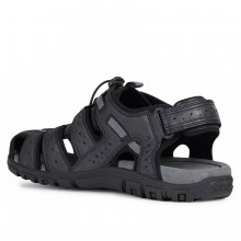 Neu Eingetroffen Geox Herren U S.Strada B - Wax.Synt Synt Sandalen In Black