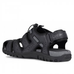 Neu Eingetroffen Geox Herren U S.Strada B - Wax.Synt Synt Sandalen In Black