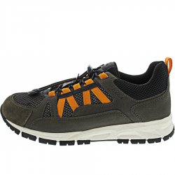 Neu Eingetroffen Geox Herren Sportlicher Schnürer In Military-Black