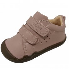 Neu Eingetroffen Geox Steppie Up Barefoot Lauflernschuh in old rose