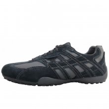 Neu Eingetroffen Geox Herren Snake Original Sportlicher Schnürer In Black C9999