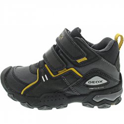Neu Eingetroffen Geox Buller Klettstiefel in black-dk yellow