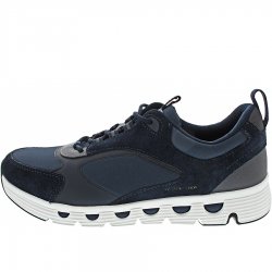 Neu Eingetroffen Geox Herren Spherica Sneaker In Dk Avio - Navy