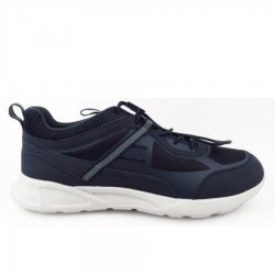 Neu Eingetroffen Geox Herren U Sanzio A - Mesh Nbk Syn Sneaker Low In Navy
