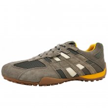 Neu Eingetroffen Geox Herren U Snake A Schnürer In C1Bh6 Dove Grey/Taupe