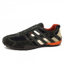 Neu Eingetroffen Geox Herren Snake Slipper In Dk.Grey