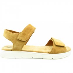 Neu Eingetroffen Geox Damen D Dandra Suede Camel Sandale In Camel