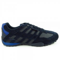 Neu Eingetroffen Geox Herren Uomo Snake Sportlicher Schnürer In Navy/Royal
