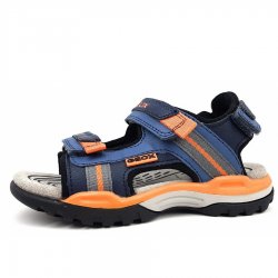 Neu Eingetroffen Geox 01554 Borealis Sandale in C4K2T Navy/Orange