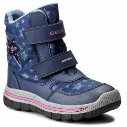 Neu Eingetroffen Geox J Overl. G.B. ABX Stiefel in Navy Fuchsia