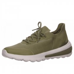 Neu Eingetroffen Geox Damen Schnürer In Oliv