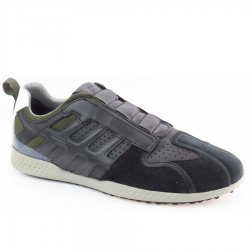 Neu Eingetroffen Geox Herren U Snake.2 A - Waxed Lea S Slipper In Black