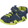 Neu Eingetroffen Geox Sandale navy/lime Sandale in navy/lime