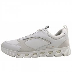 Neu Eingetroffen Geox Herren Ecub-4 A Sportlicher Schnürer In C1352 White/Offwhite