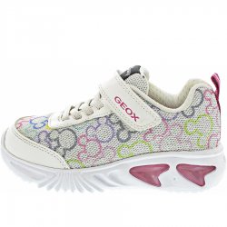 Neu Eingetroffen Geox Assister Girl D Klettschuh in white-mulitcolor