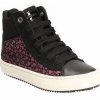 Neu Eingetroffen Geox J Kalispera G black Sneaker high in schwarz/lila