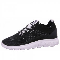Neu Eingetroffen Geox Damen Spherica Sneaker In C9999 Black