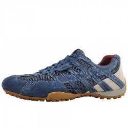 Neu Eingetroffen Geox Herren Snake Original Sportlicher Schnürer In Lt Avio C4348