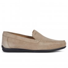 Neu Eingetroffen Geox Herren U Ascanio A - Suede Slipper In Sand