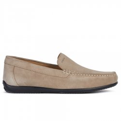 Neu Eingetroffen Geox Herren U Ascanio A - Suede Slipper In Sand