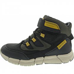 Neu Eingetroffen Geox J Flexyper Klettstiefel in black-yellow
