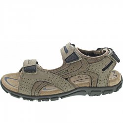 Neu Eingetroffen Geox Herren Strada Sandale In Sand-Navy