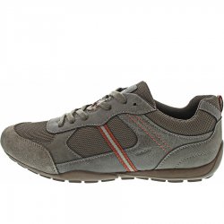 Neu Eingetroffen Geox Herren Ravex Sportlicher Schnürer In Dove Grey