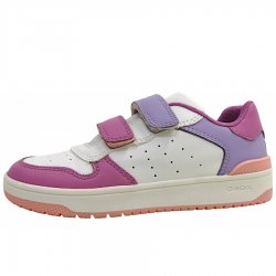Neu Eingetroffen Geox Washiba Klettschuh in white/cyclamen C1Z8B