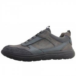 Neu Eingetroffen Geox Herren Sportlicher Schnürer In Graphite C1115