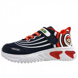 Neu Eingetroffen Geox Assister Klettschuh in navy/red C0735