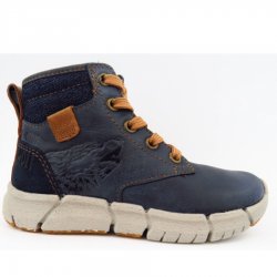 Neu Eingetroffen Geox J FLEXYPER B. F - WAX.LEA Stiefelette in NAVY