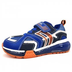 Neu Eingetroffen Geox Bayonyc Sneaker in CO685 royal/orange