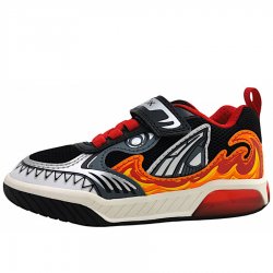Neu Eingetroffen Geox INEK Klettschuh in black/red C0048