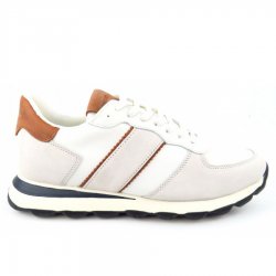 Neu Eingetroffen Geox Herren U Spherica Vseries A Sneaker Low In White/Cognac