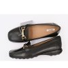 Neu Eingetroffen Geox Damen Leder Coffee Slipper In Coffee