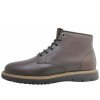 Neu Eingetroffen Geox Herren Schnürstiefel In Dark Brown C6006
