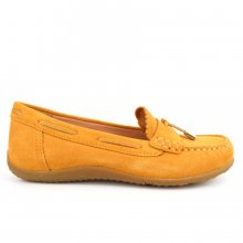 Neu Eingetroffen Geox Damen D Vega Moc A Mustard Slipper In Mustard