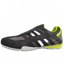 Neu Eingetroffen Geox Herren Uomo Snake B Slipper In C1E3S Graphite/Lime Green